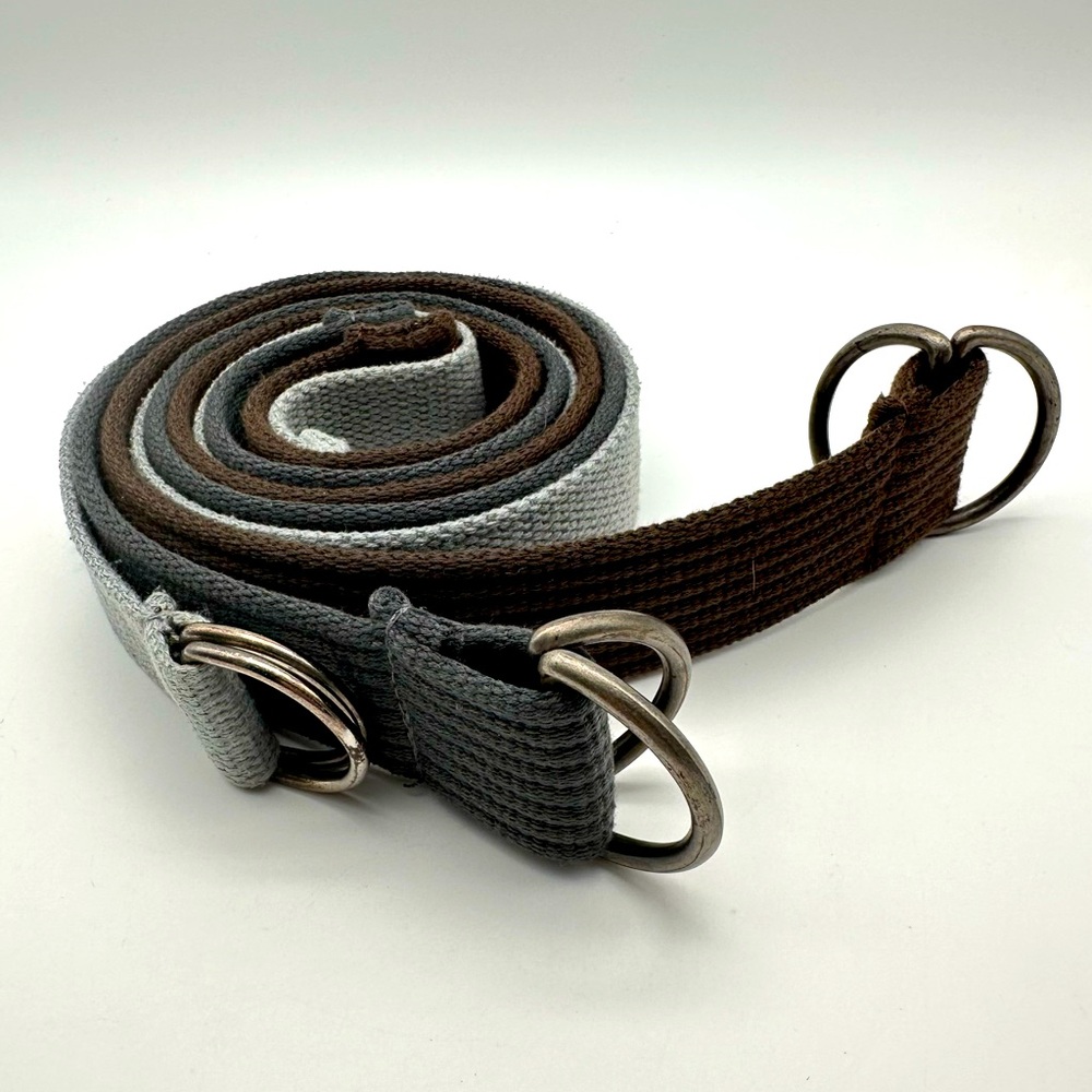 Lot of 3 Belts - approx 32’ long. Gray one in a bit longer than other two.